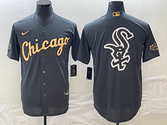Men's Chicago White Sox Dark Gray Replica Team jersey