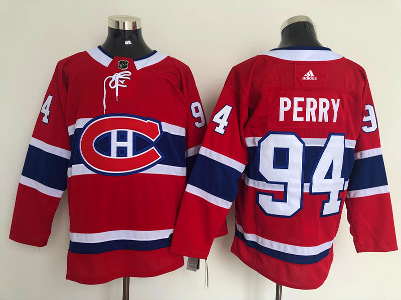 Men's Montreal Canadiens Corey Perry #94 Red Player Game jersey