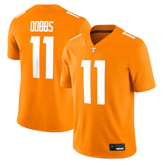 #11 Joshua Dobbs Player Tennessee Volunteers Orange Home Game College Jerseys