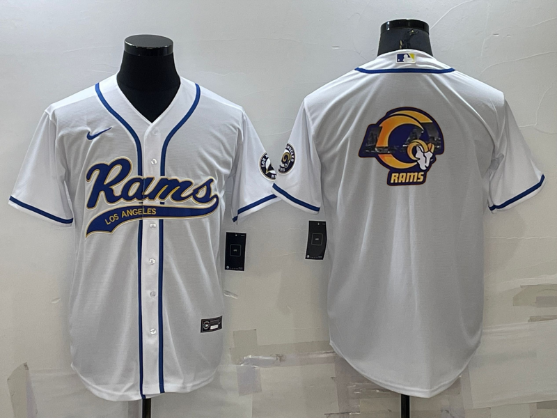 Men's Los Angeles Rams White Game jersey