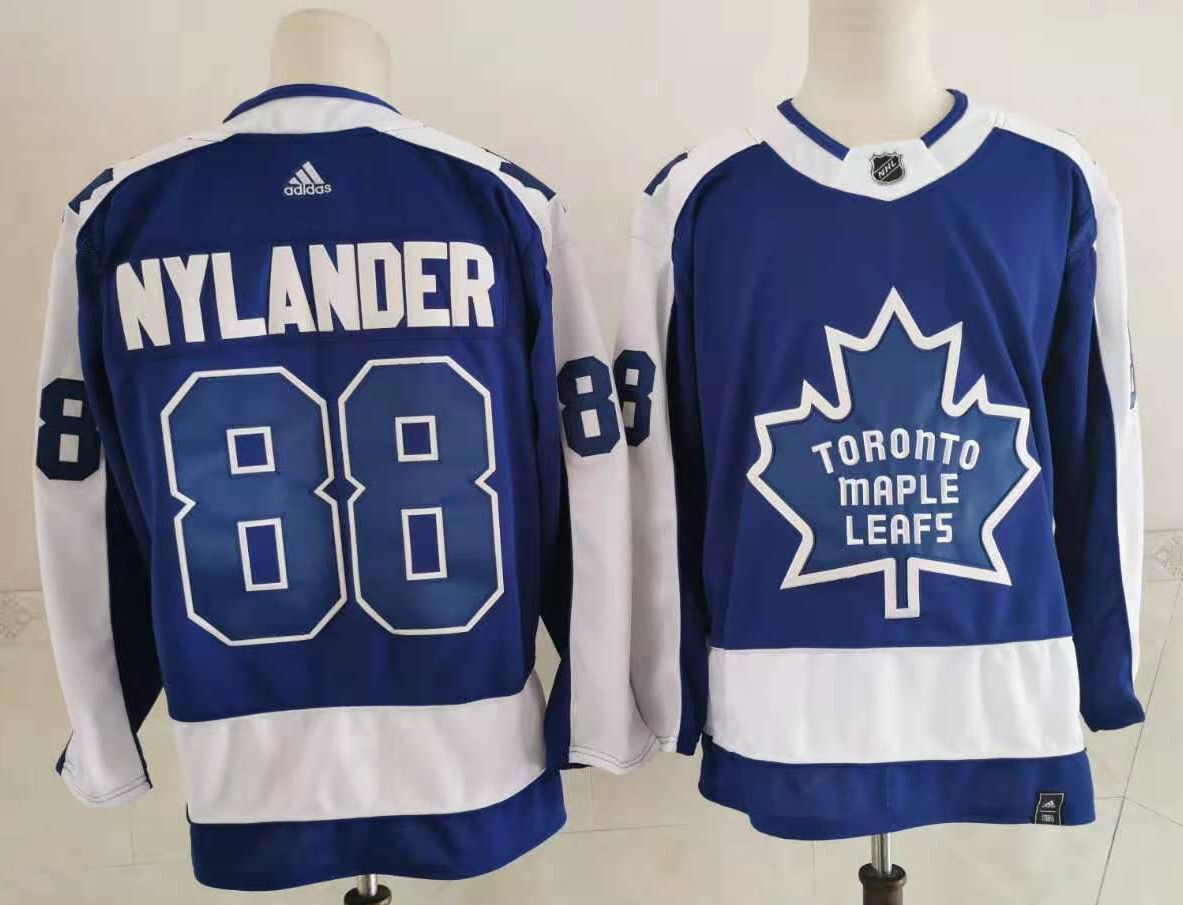 Men's Toronto Maple Leafs William Nylander #88 Blue Player jersey