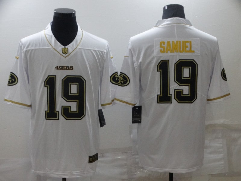 Men's San Francisco 49ers Deebo Samuel #19 White Player jersey