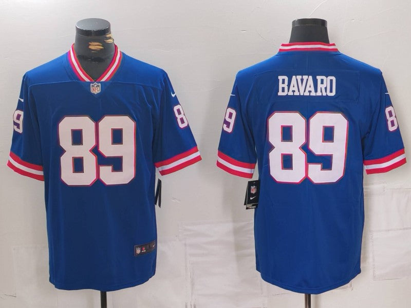 Men's New York Giants Mark Bavaro #89 Royal Classic Game Player jersey
