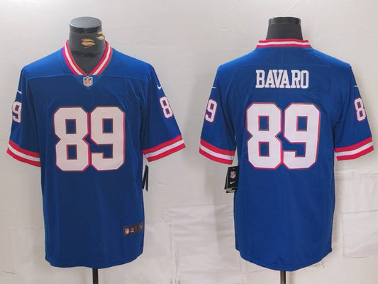 Men's New York Giants Mark Bavaro #89 Royal Classic Game Player jersey