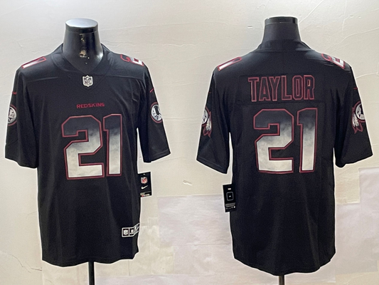 Men's Washington Commanders Sean Taylor #21 Black Player Game jersey
