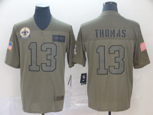 Men's New Orleans Saints Michael Thomas #13 Brown Game jersey