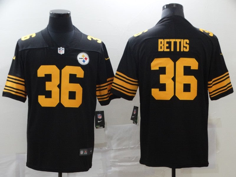Men's Pittsburgh Steelers Jerome Bettis #36 Black Alternate Legend jersey
