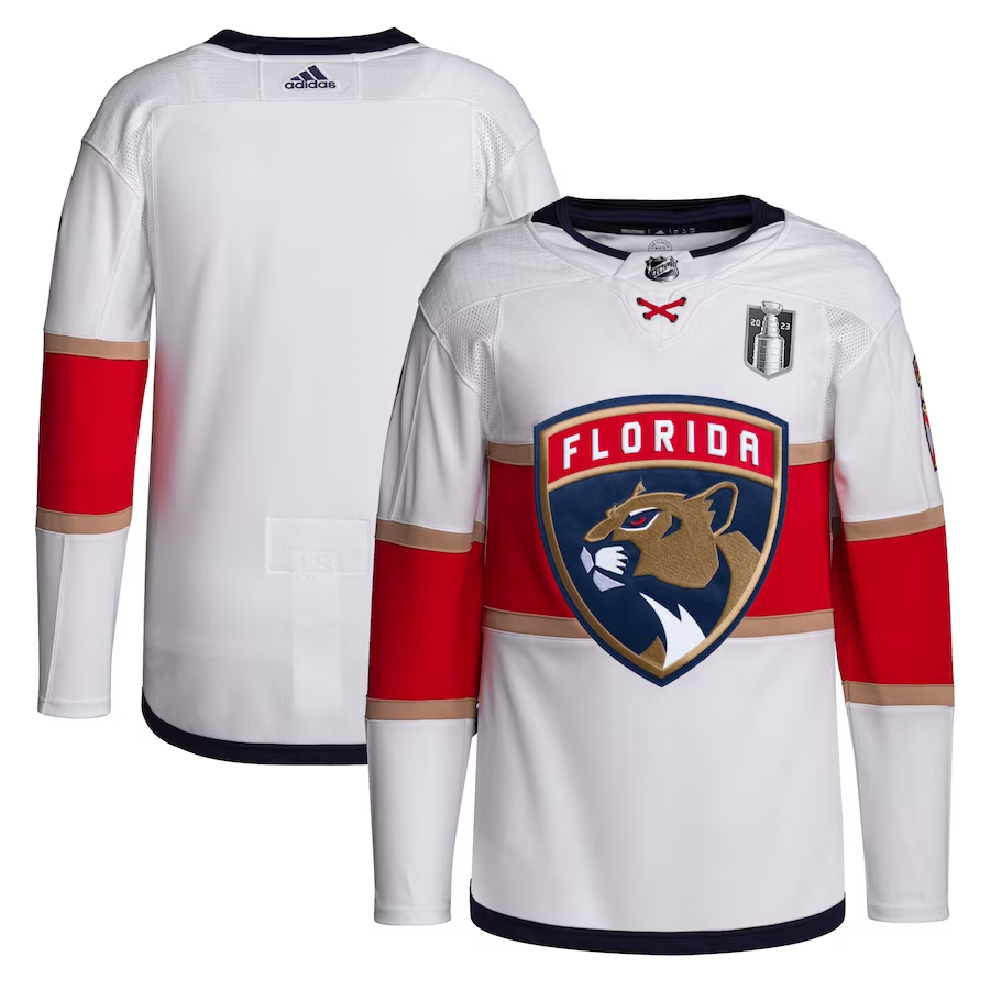 Men's Florida Panthers White Player Blank jersey