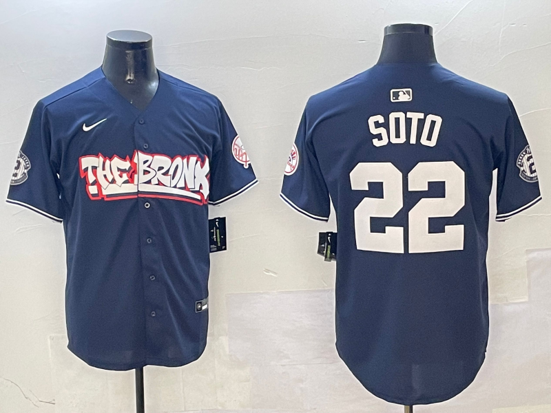 Men's New York Yankees Juan Soto Navy Limited Player jersey