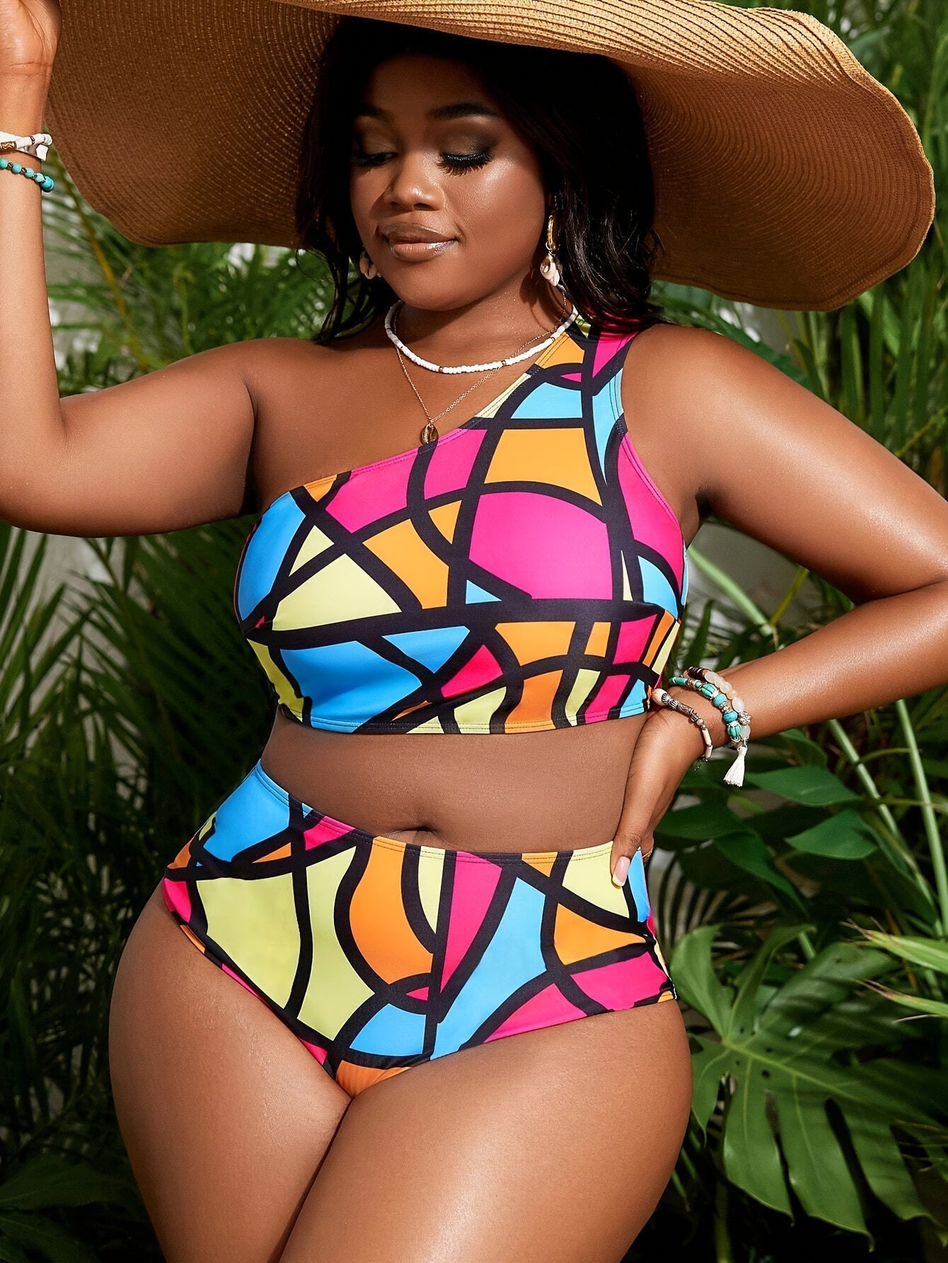 New Fashionable And Sexy Bikini Hot Spring Swimsuit for Women, European And American Beach Split Two-piece Swimsuit for Women