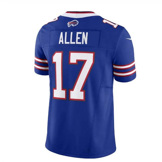 B.Bills #17 Josh Allen Royal Vapor F.U.S.E. Limited Player Jersey ��C Home American Football Jerseys