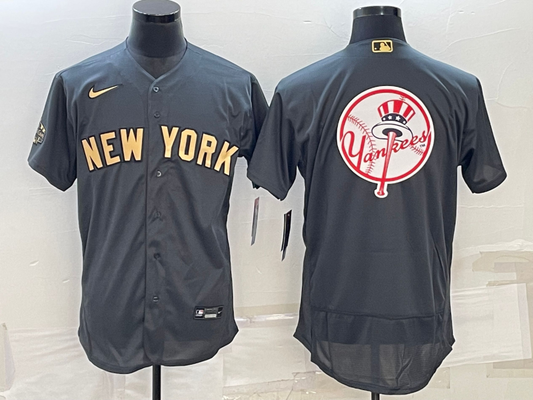 Men's New York Yankees Dark Gray Replica Team jersey