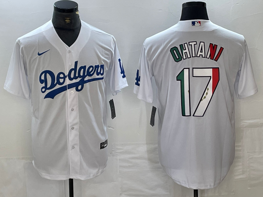 Men's Los Angeles Dodgers Shohei Ohtani White Player jersey