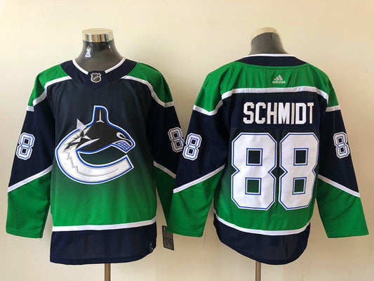 Men's Vancouver Canucks Nate Schmidt #88 Black Breakaway jersey