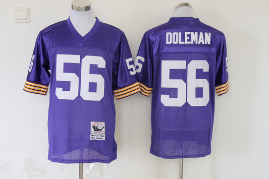 Men's Minnesota Vikings Chris Doleman Mitchell & Ness Purple Legacy Replica jersey