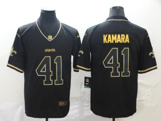 Men's New Orleans Saints Alvin Kamara #41 Black Player jersey