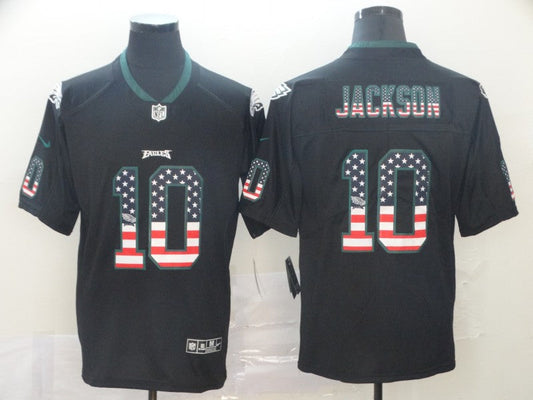 Men's Philadelphia Eagles Desean Jackson #10 Black Player Game jersey