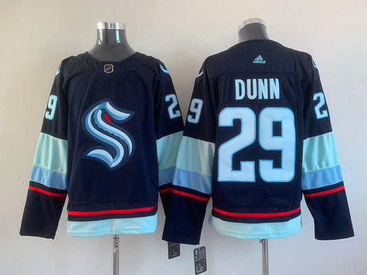 Men's Seattle Kraken Vince Dunn #29 Deep Sea Blue Home Breakaway Player jersey