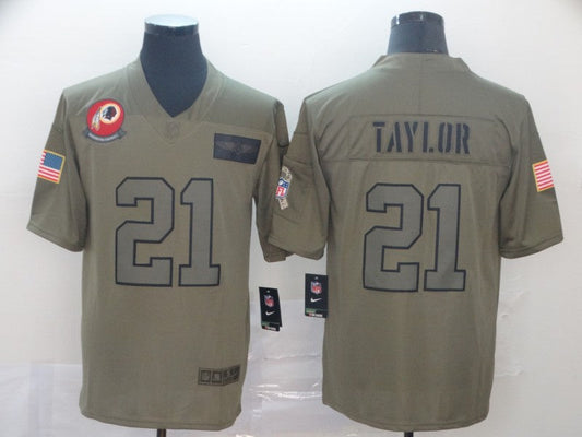 Men's Washington Commanders Sean Taylor #21 Brown Game jersey