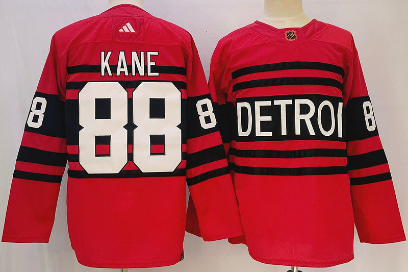 Men's Detroit Red Wings Patrick Kane #88 Red Player jersey