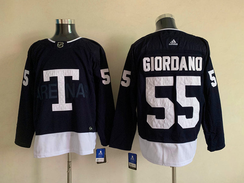 Men's Toronto Maple Leafs Mark Giordano #55 Blue Player jersey