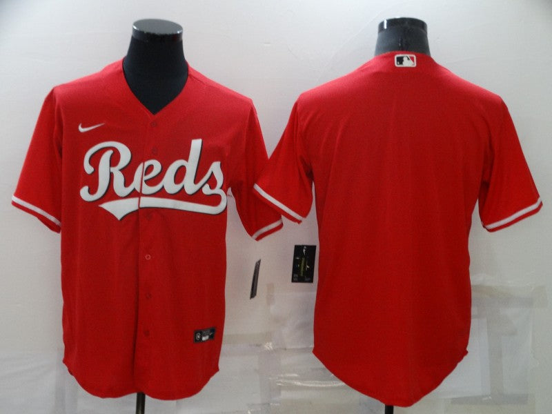 Men's Cincinnati Reds Red Alternate Replica Blank jersey