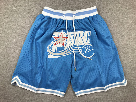 Men's Perc O'Cet #30 Movie Blue Basketball Shorts