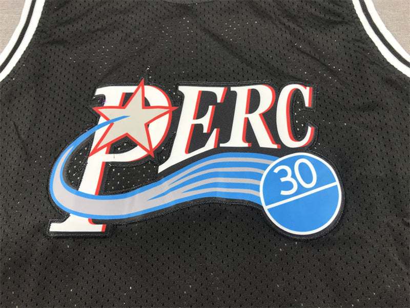 Men's Perc O'Cet #30 Movie Black Basketball Jersey