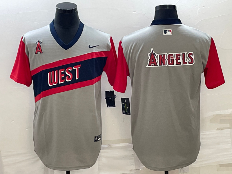 Men's Los Angeles Angels Gray Replica Baseball jersey