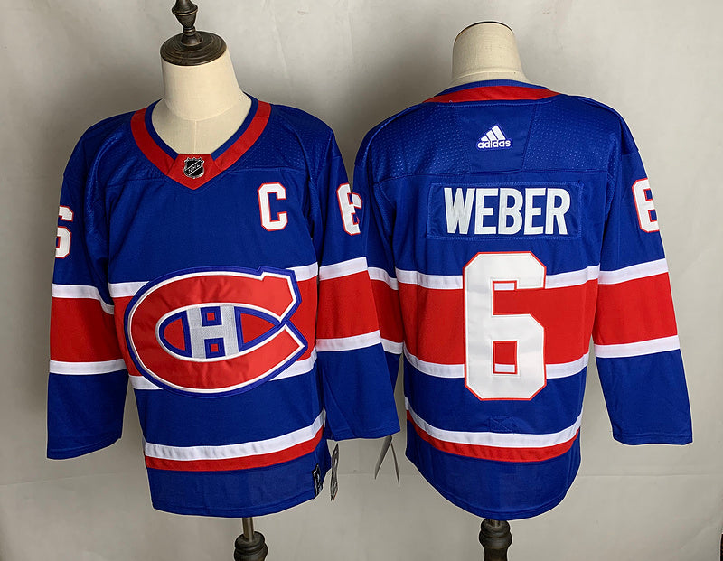 Men's Montreal Canadiens Shea Weber #6 Blue Player Game jersey