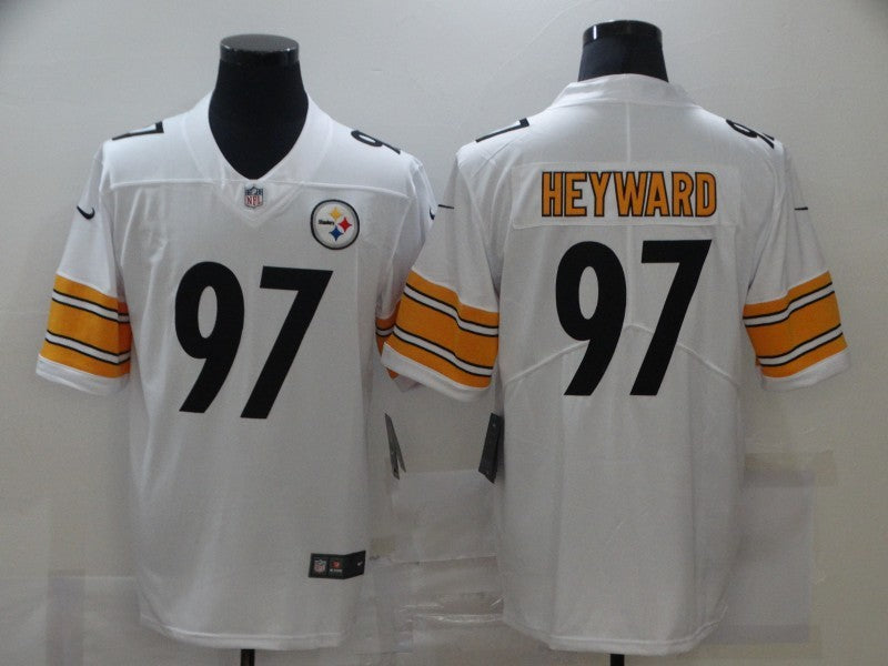 Men's Pittsburgh Steelers Cameron Heyward #97 White Game jersey