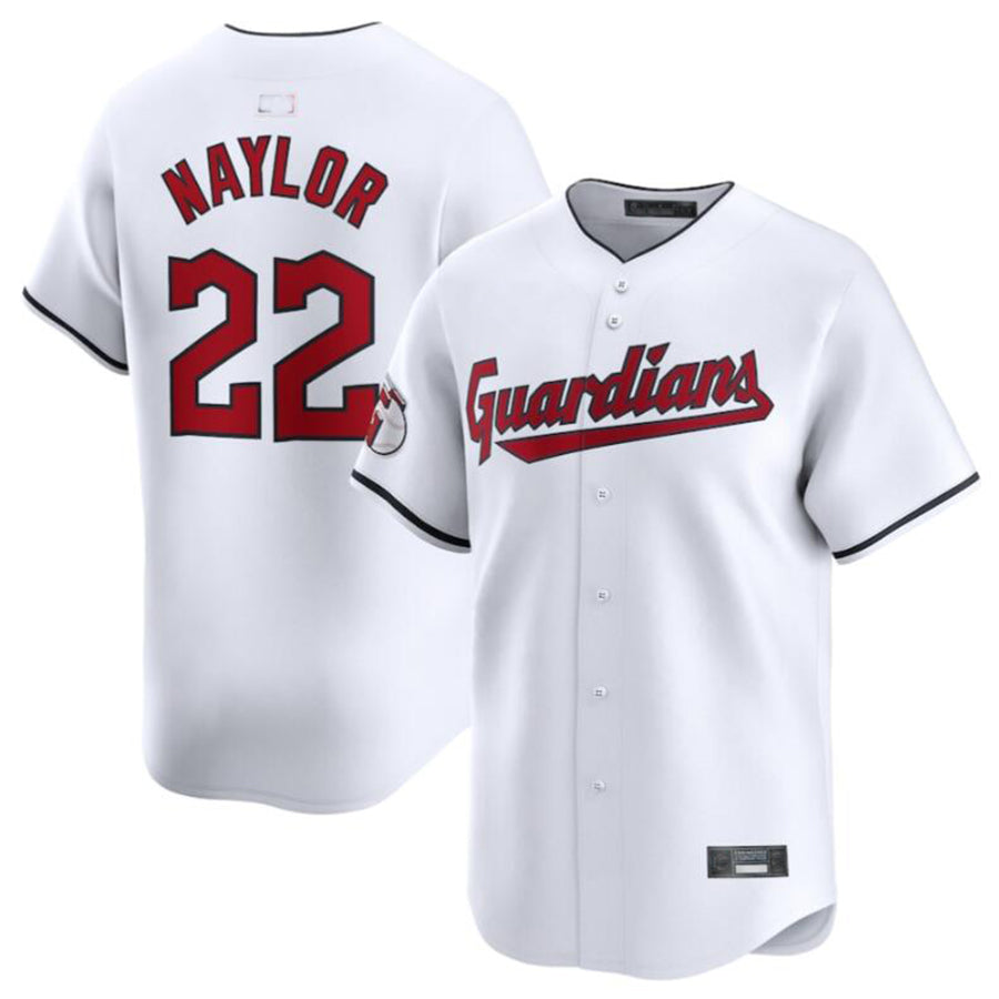 #22 Josh Naylor Player C.Guardians White Home Replica Game Baseball Jerseys