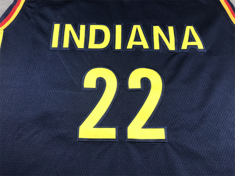 Men's Indiana Fever Caitlin Clark #22 Navy Replica Player Jersey