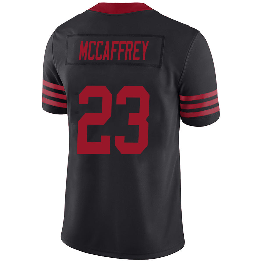 #23 Christian McCaffrey Player SF.49ers Black Vapor Limited Football Jerseys