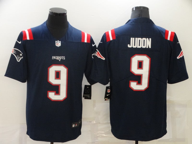 Men's New England Patriots Matthew Judon #9 Navy Game jersey