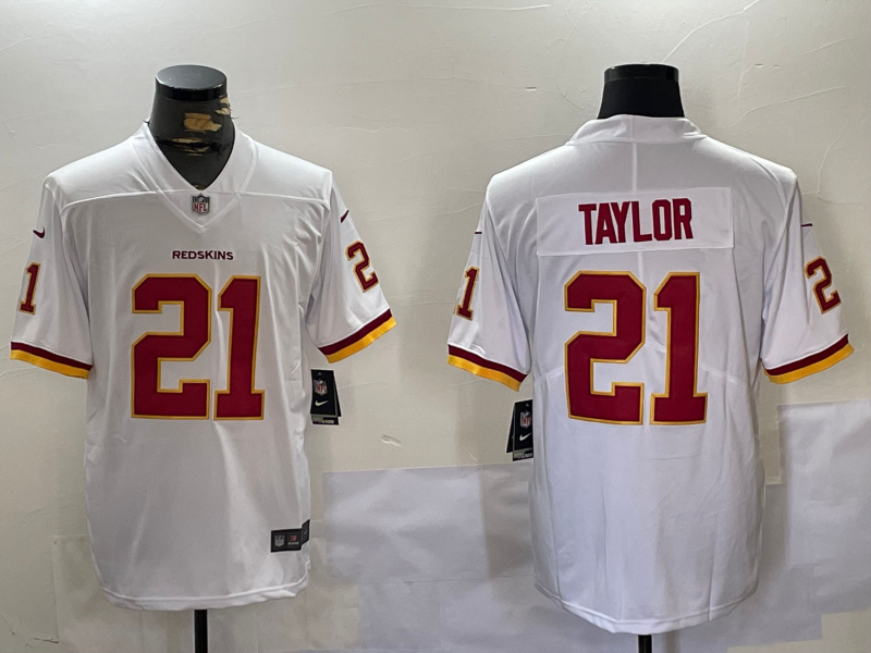 Men's Washington Commanders Sean Taylor #21 White Player Game jersey