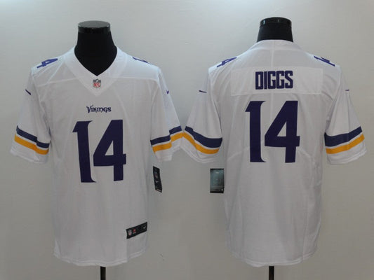 Men's Minnesota Vikings Stefon Diggs #14 White Player Game jersey