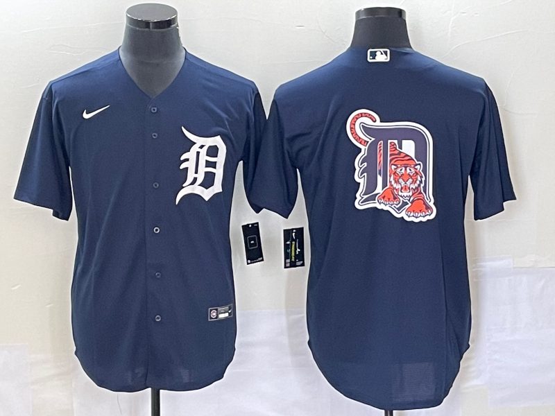 Men's Detroit Tigers Navy Alternate Replica Team jersey