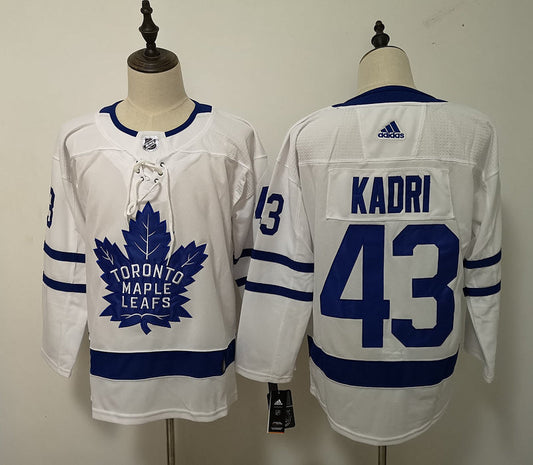 Men's Toronto Maple Leafs Nazem Kadri #43 White Player Game jersey