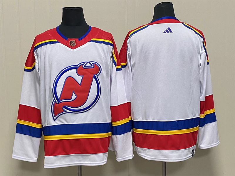 Men's New jersey Devils White Special Edition 2.0 Breakaway Blank jersey