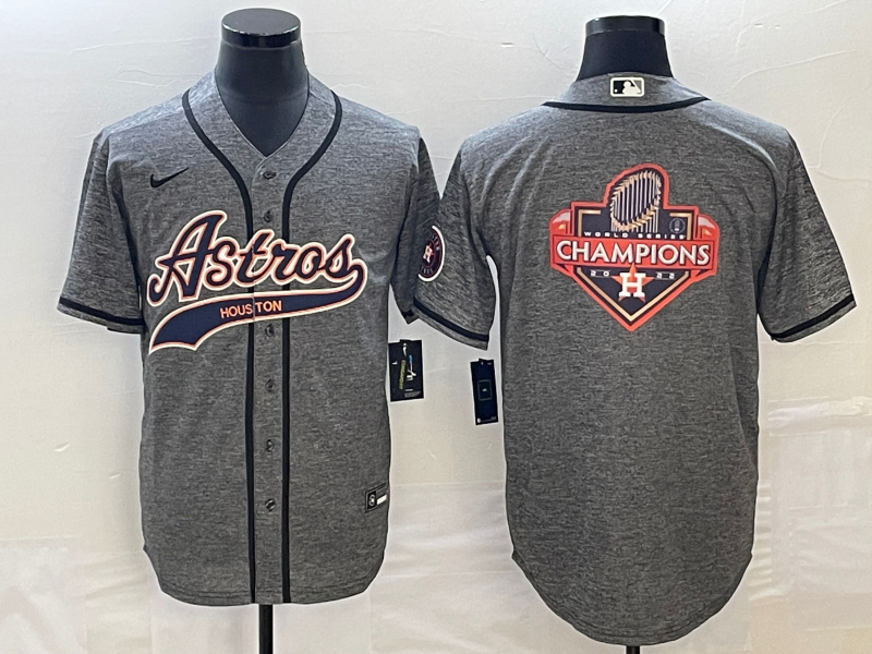 Men's Houston Astros Gray Joint Edition Replica Player jersey