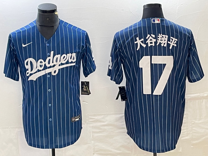 Men's Los Angeles Dodgers Shohei Ohtani #17 Royal Player jersey