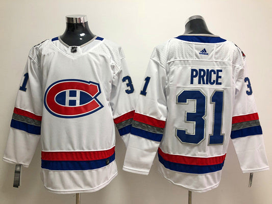 Men's Montreal Canadiens Carey Price #31 White Player jersey
