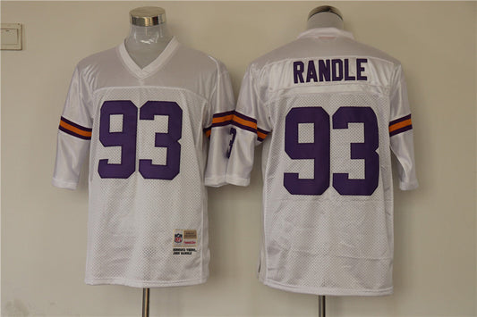 Men's Minnesota Vikings John Randle Mitchell & Ness White Legacy Replica jersey