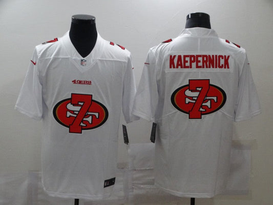 Men's San Francisco 49ers Colin Kaepernick #7 White Alternate Game jersey