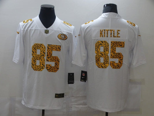 Men's San Francisco 49ers George Kittle #85 White Player Game jersey