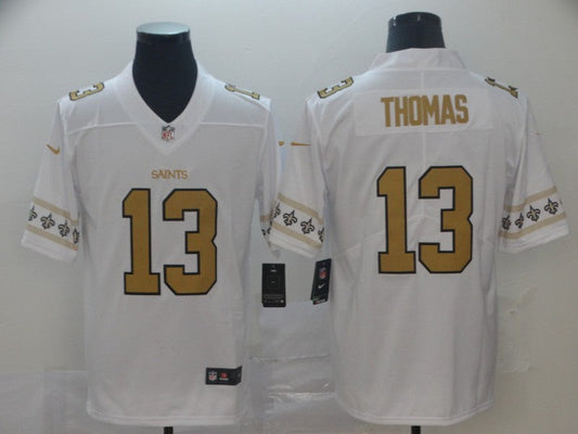 Men's New Orleans Saints Michael Thomas #13 White Player Game jersey