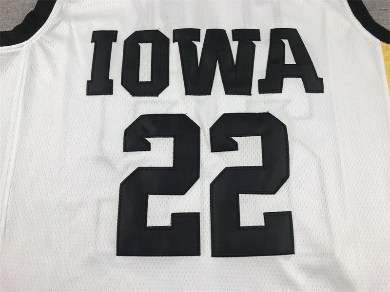Men's Iowa Hawkeyes Caitlin Clark #22 White Replica Player Jersey