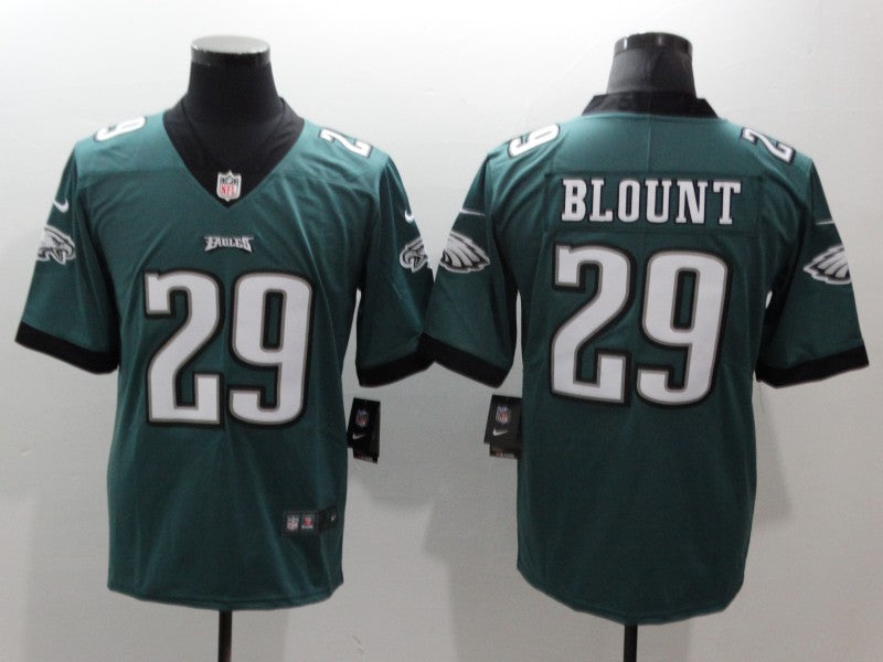 Men's Philadelphia Eagles LeGarrette Blount #29 Midnight Green Game jersey