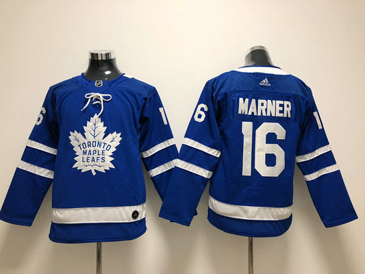 Men's Toronto Maple Leafs Mitch Marner #16 Blue Game jersey